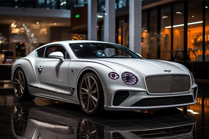 Bentley garage in Dubai